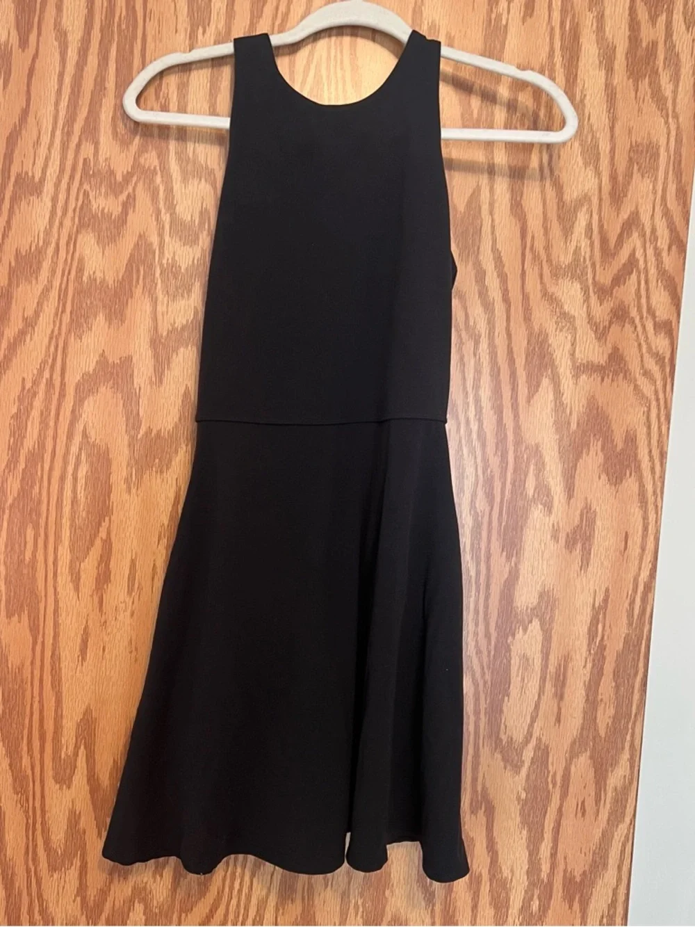 Athleta Black Sleeveless Mini Dress with Pockets - Picture 2 of 8